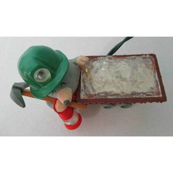 Hallmark Keepsake Magic Light Ornament North Pole Rock Candy Miner Dated 1994 - Picture 3 of 12